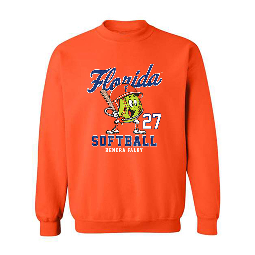 Florida - NCAA Softball : Kendra Falby - Crewneck Sweatshirt Fashion Shersey