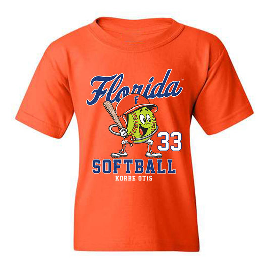 Florida - NCAA Softball : Korbe Otis - Youth T-Shirt Fashion Shersey