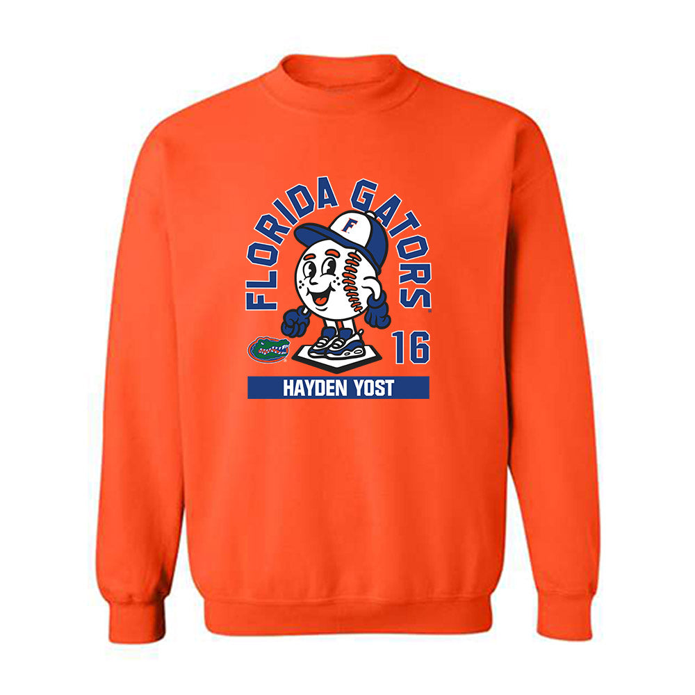 Florida - NCAA Baseball : Hayden Yost - Crewneck Sweatshirt Fashion Shersey