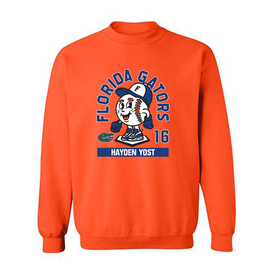 Florida - NCAA Baseball : Hayden Yost - Crewneck Sweatshirt Fashion Shersey