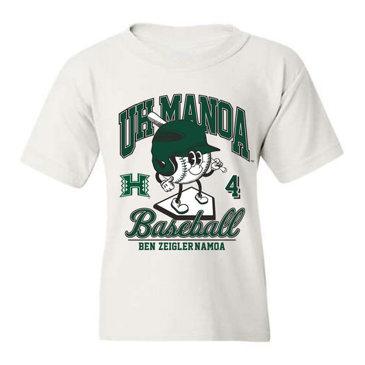 Hawaii - NCAA Baseball : Ben Zeigler-Namoa - Youth T-Shirt Fashion Shersey