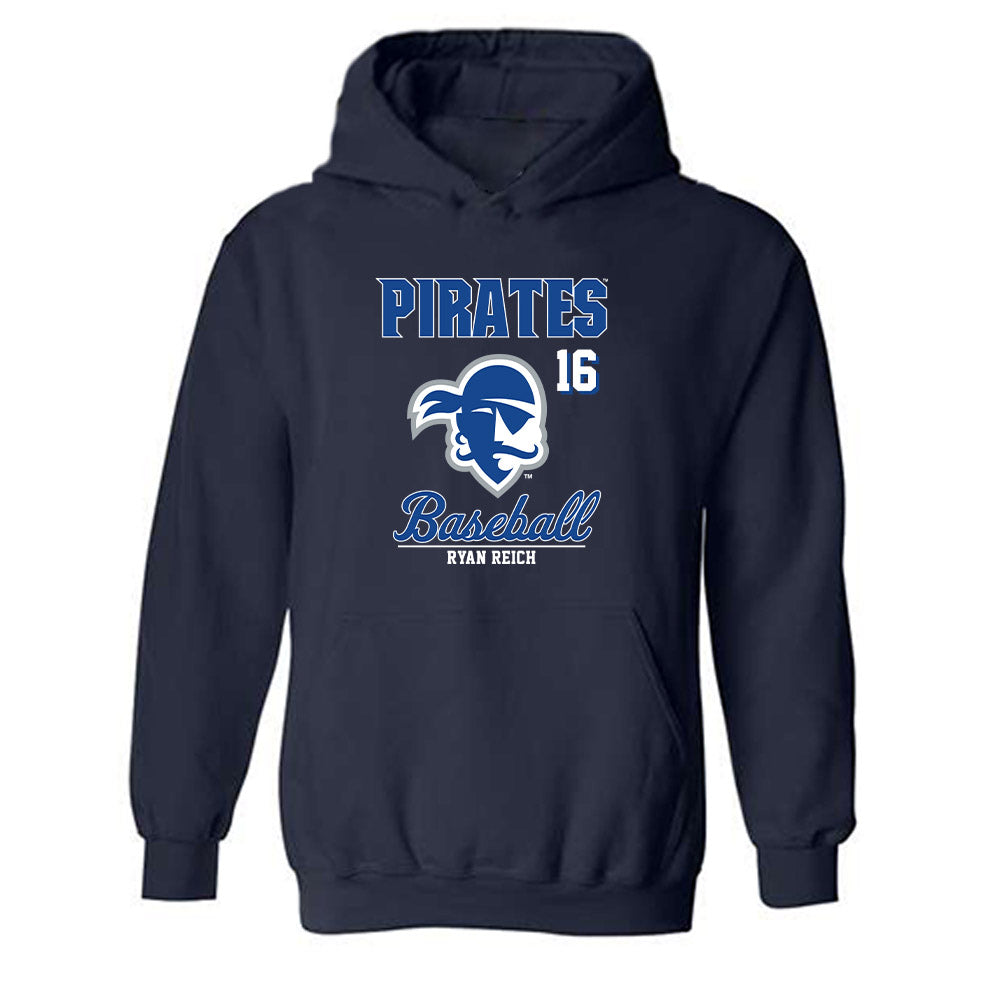 Seton Hall - NCAA Baseball : Ryan Reich - Hooded Sweatshirt Fashion Shersey