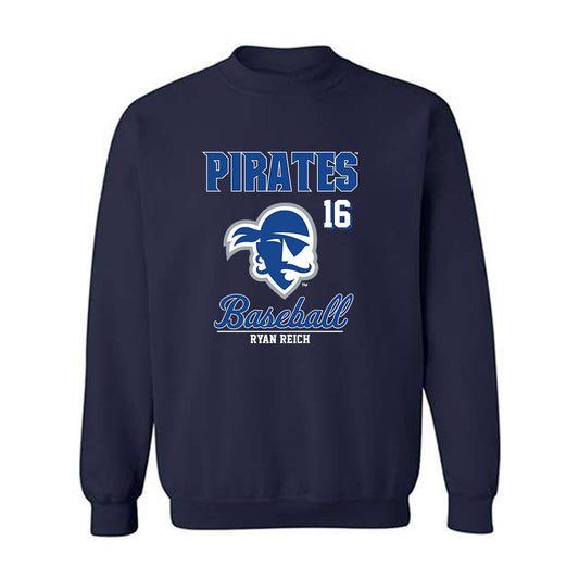 Seton Hall - NCAA Baseball : Ryan Reich - Crewneck Sweatshirt Fashion Shersey