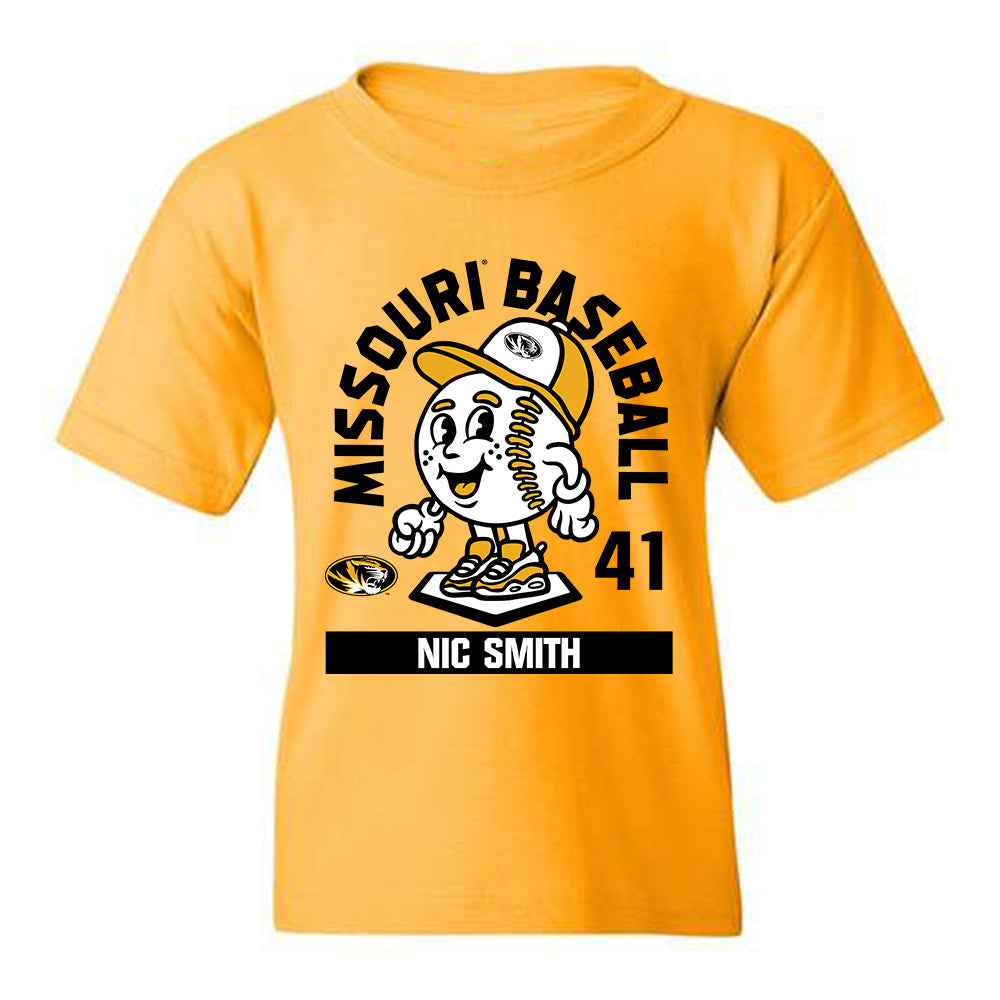 Missouri - NCAA Baseball : Nic Smith - Youth T-Shirt Fashion Shersey