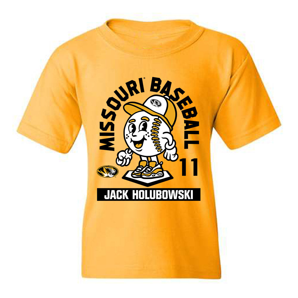 Missouri - NCAA Baseball : Jack Holubowski - Youth T-Shirt Fashion Shersey