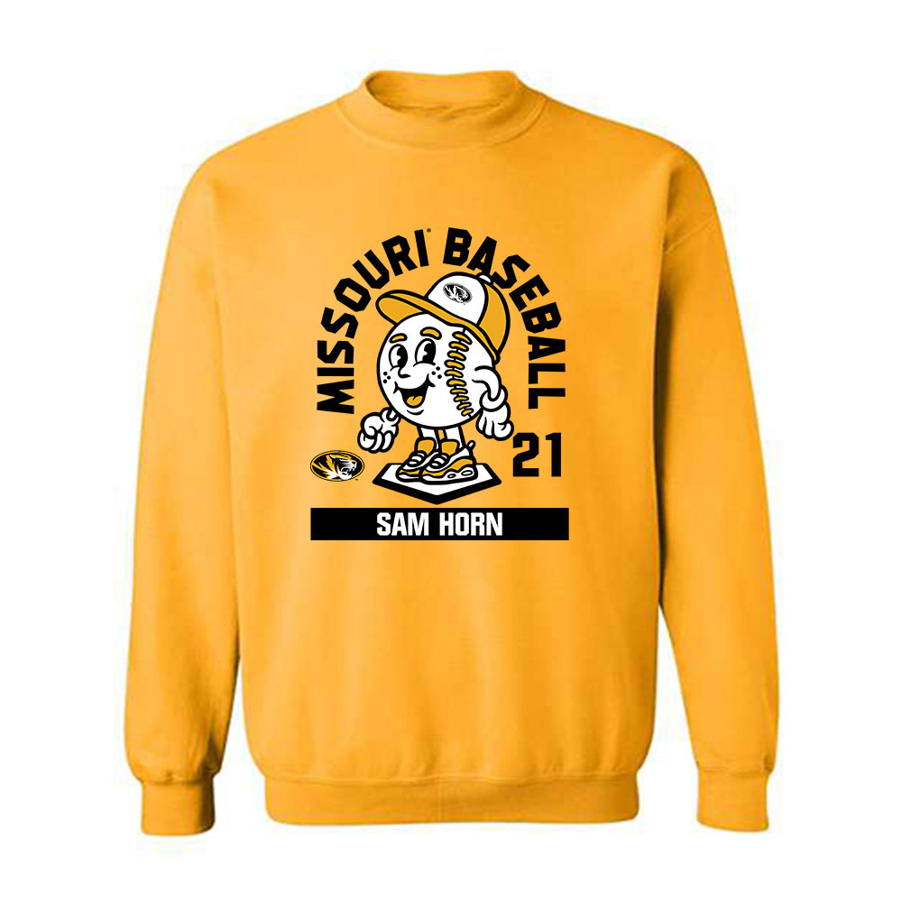 Missouri - NCAA Baseball : Sam Horn - Crewneck Sweatshirt Fashion Shersey