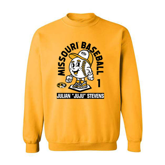 Missouri - NCAA Baseball : Julian "juju" Stevens - Crewneck Sweatshirt Fashion Shersey