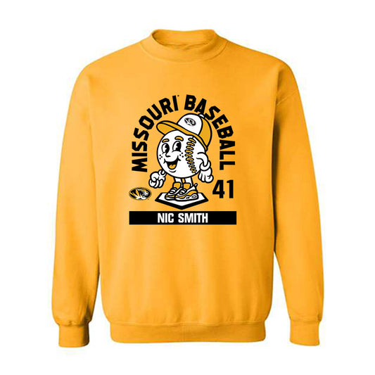 Missouri - NCAA Baseball : Nic Smith - Crewneck Sweatshirt Fashion Shersey