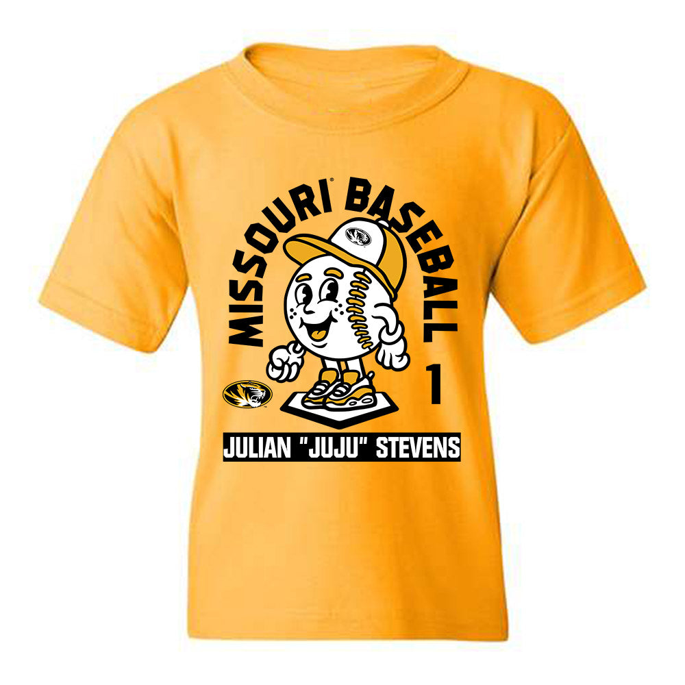 Missouri - NCAA Baseball : Julian "juju" Stevens - Youth T-Shirt Fashion Shersey