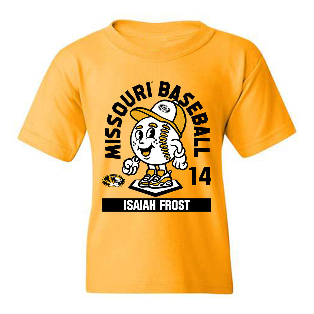 Missouri - NCAA Baseball : Isaiah Frost - Youth T-Shirt Fashion Shersey