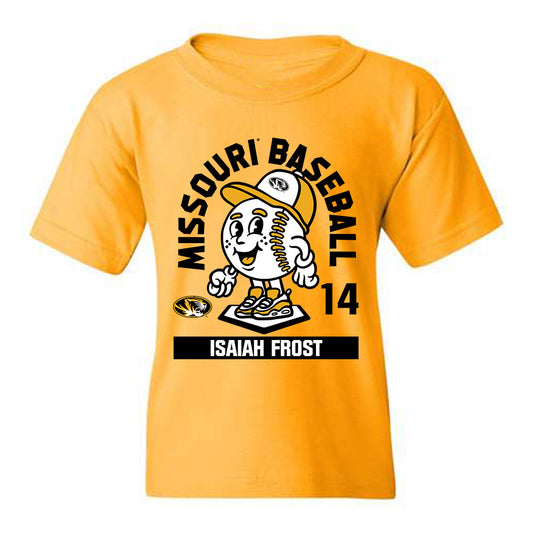 Missouri - NCAA Baseball : Isaiah Frost - Youth T-Shirt Fashion Shersey