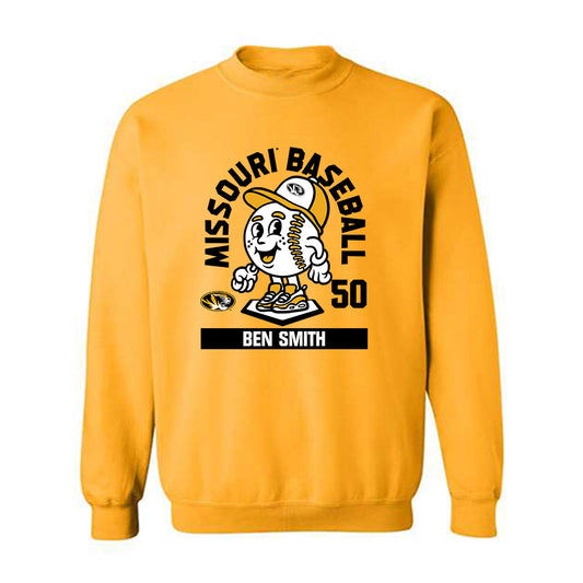 Missouri - NCAA Baseball : Ben Smith - Crewneck Sweatshirt Fashion Shersey