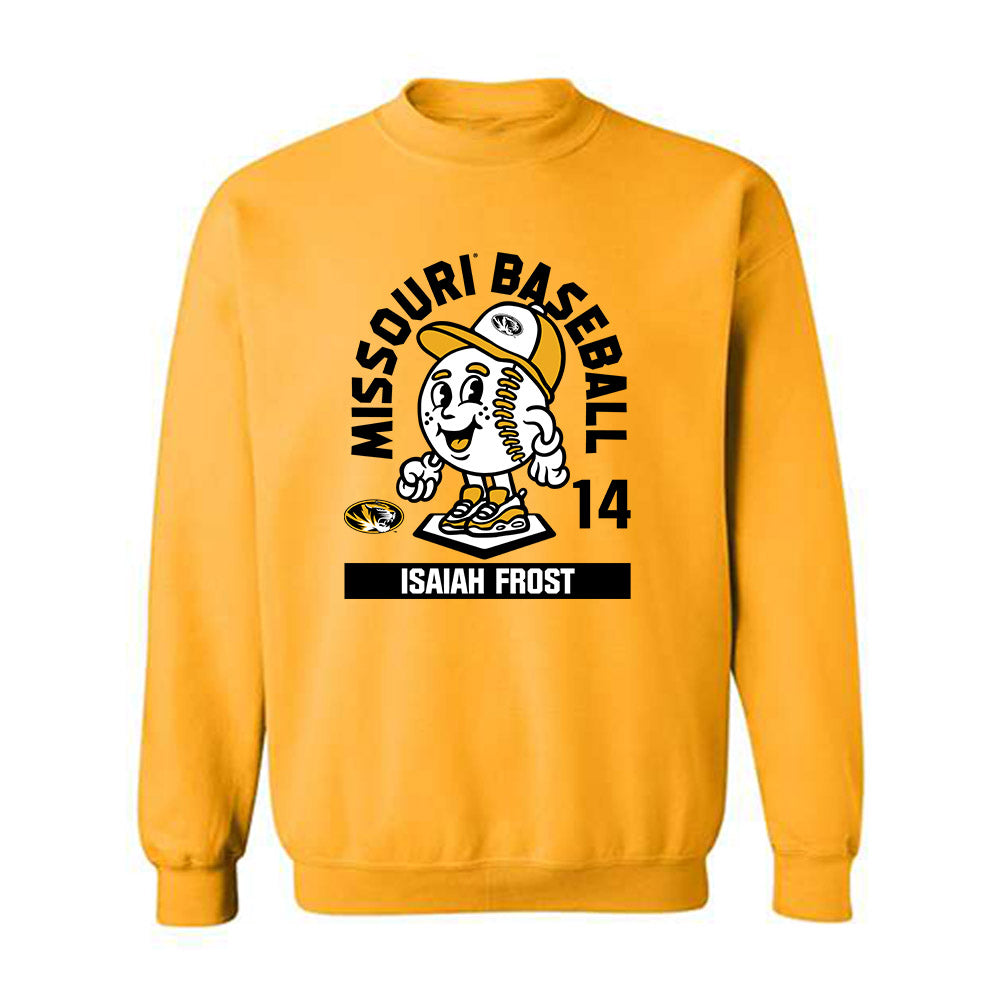 Missouri - NCAA Baseball : Isaiah Frost - Crewneck Sweatshirt Fashion Shersey