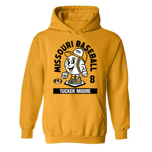 Missouri - NCAA Baseball : Tucker Moore - Hooded Sweatshirt Fashion Shersey