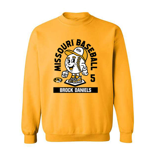Missouri - NCAA Baseball : Brock Daniels - Crewneck Sweatshirt Fashion Shersey