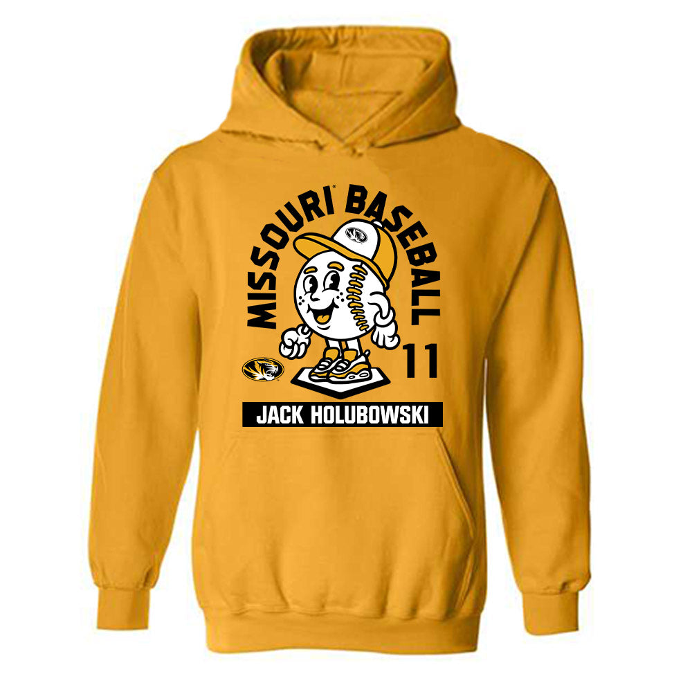 Missouri - NCAA Baseball : Jack Holubowski - Hooded Sweatshirt Fashion Shersey