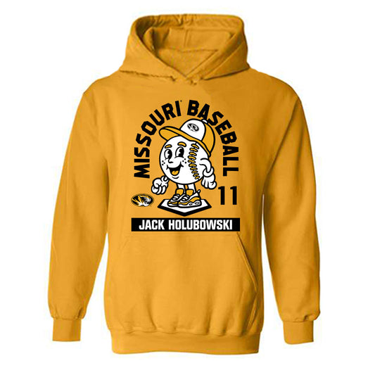 Missouri - NCAA Baseball : Jack Holubowski - Hooded Sweatshirt Fashion Shersey