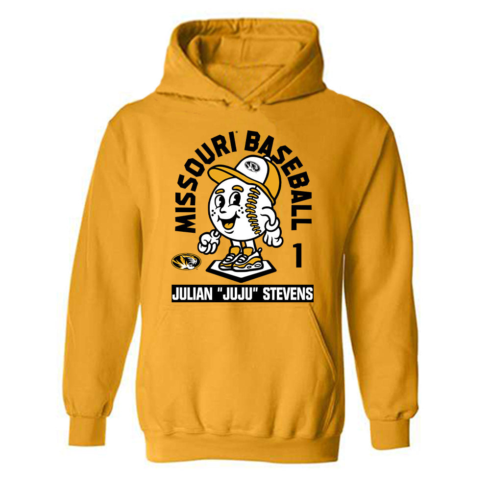 Missouri - NCAA Baseball : Julian "juju" Stevens - Hooded Sweatshirt Fashion Shersey