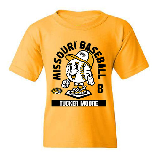 Missouri - NCAA Baseball : Tucker Moore - Youth T-Shirt Fashion Shersey
