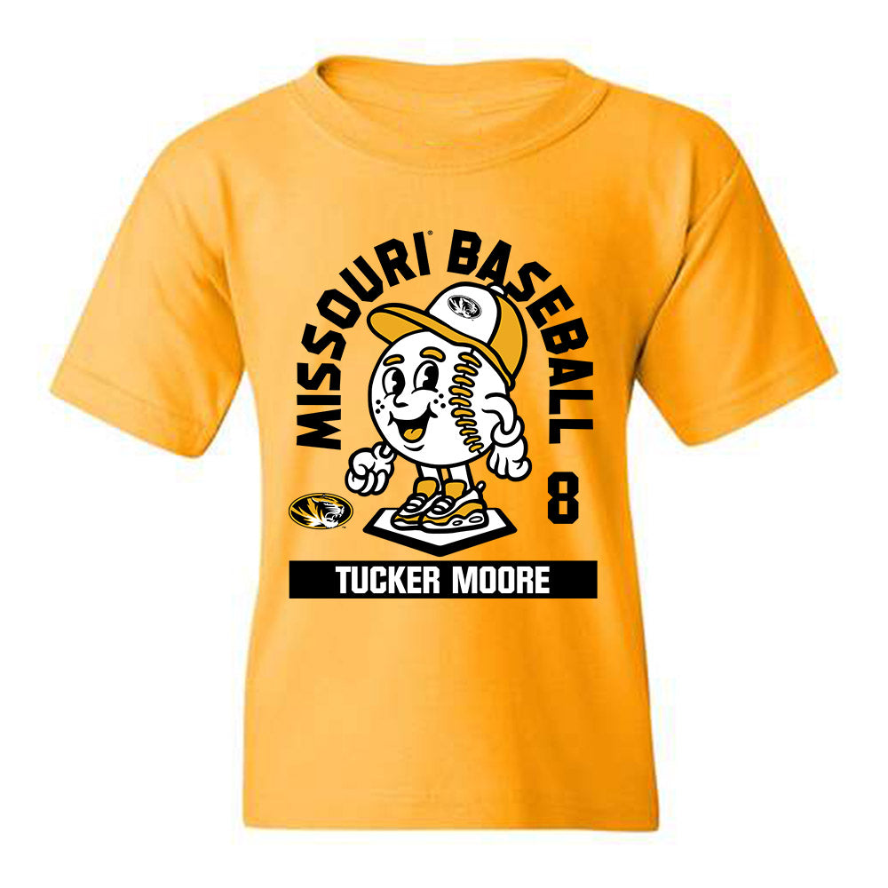 Missouri - NCAA Baseball : Tucker Moore - Youth T-Shirt Fashion Shersey