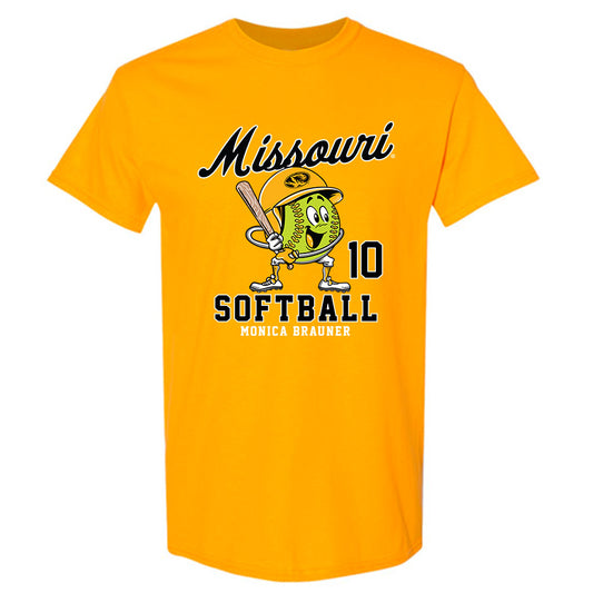 Missouri - NCAA Softball : Monica Brauner - T-Shirt Fashion Shersey