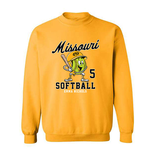 Missouri - NCAA Softball : Emma Nichols - Crewneck Sweatshirt Fashion Shersey