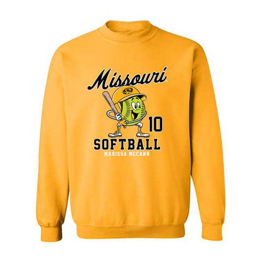 Missouri - NCAA Softball : Marissa McCann - Crewneck Sweatshirt Fashion Shersey