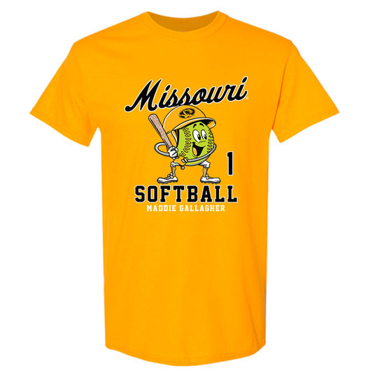 Missouri - NCAA Softball : Maddie Gallagher - T-Shirt Fashion Shersey