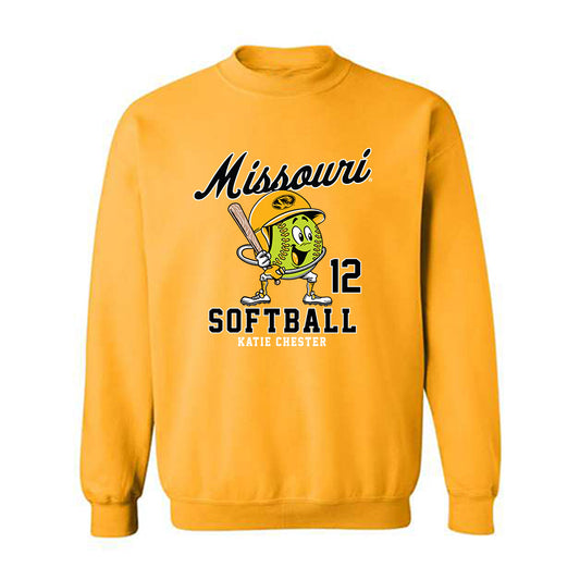 Missouri - NCAA Softball : Katie Chester - Crewneck Sweatshirt Fashion Shersey