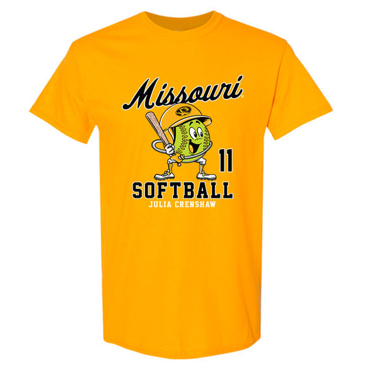 Missouri - NCAA Softball : Julia Crenshaw - T-Shirt Fashion Shersey