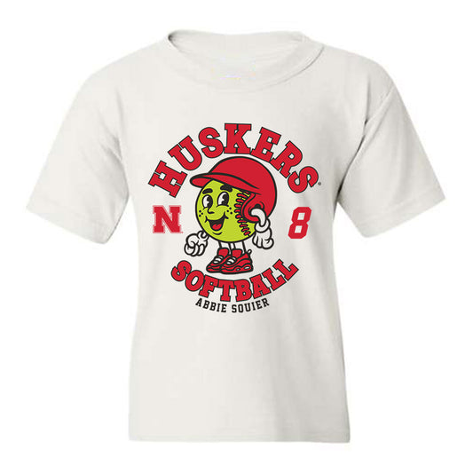 Nebraska - NCAA Softball : Abbie Squier - Youth T-Shirt Fashion Shersey
