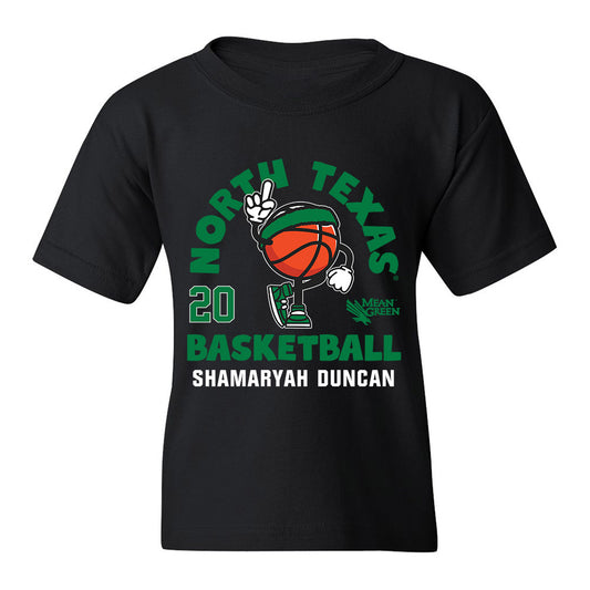 North Texas - NCAA Women's Basketball : Shamaryah Duncan - Youth T-Shirt Fashion Jersey