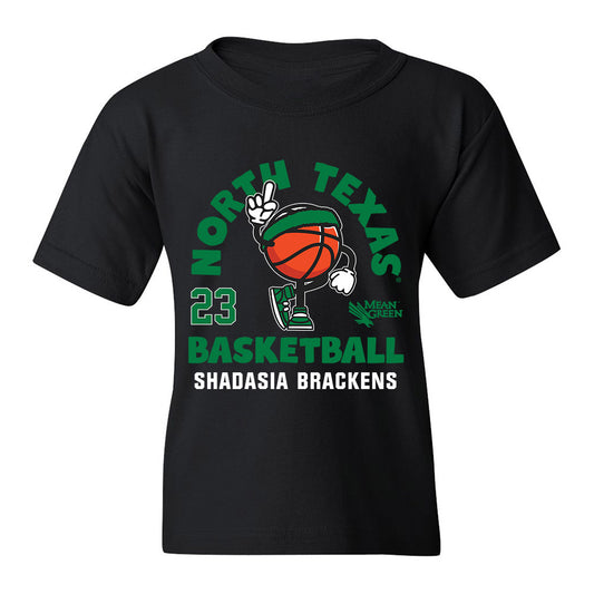 North Texas - NCAA Women's Basketball : Shadasia Brackens - Youth T-Shirt Fashion Shersey