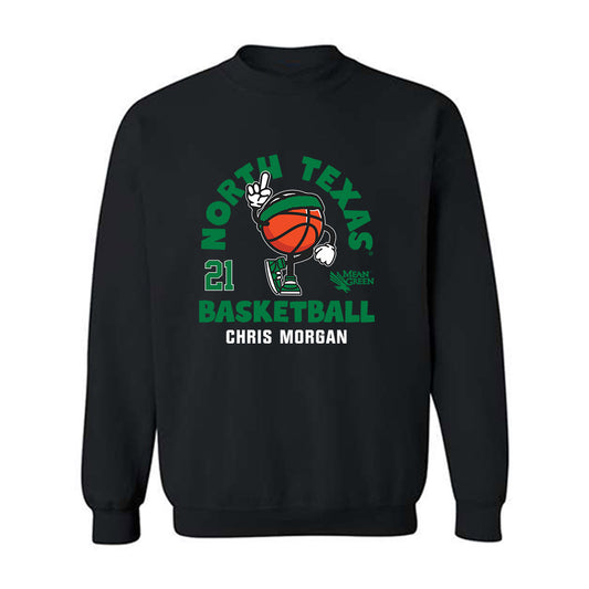 North Texas - NCAA Men's Basketball : Chris Morgan - Crewneck Sweatshirt Fashion Shersey