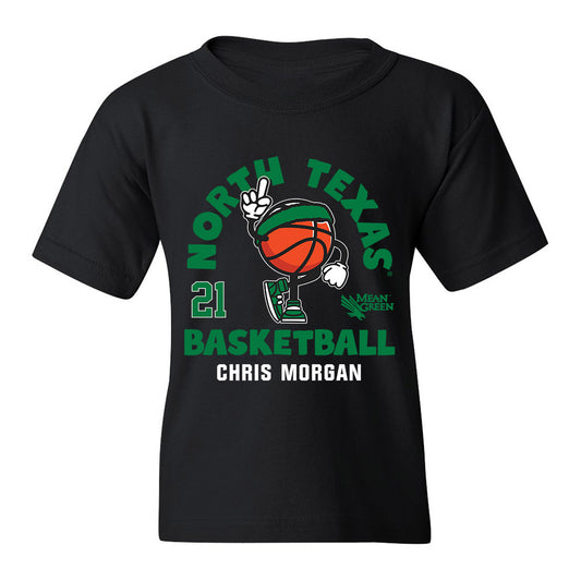 North Texas - NCAA Men's Basketball : Chris Morgan - Youth T-Shirt Fashion Shersey