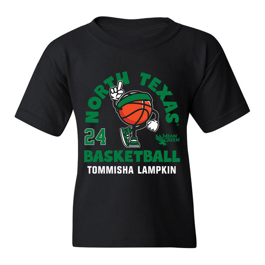 North Texas - NCAA Women's Basketball : Tommisha Lampkin - Youth T-Shirt Fashion Shersey