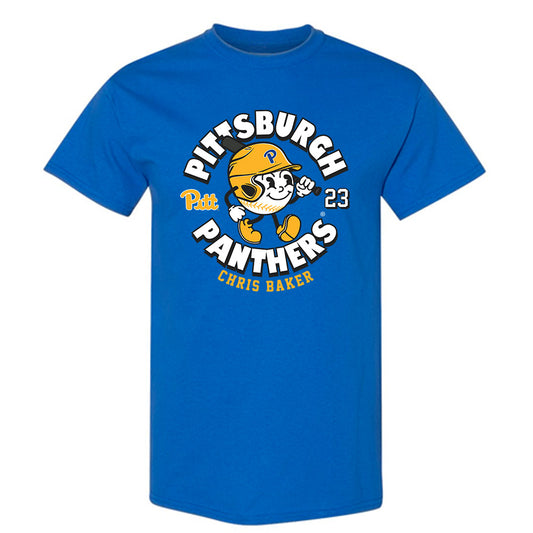 Pittsburgh - NCAA Baseball : Chris Baker - T-Shirt Fashion Shersey