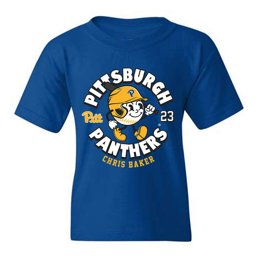 Pittsburgh - NCAA Baseball : Chris Baker - Youth T-Shirt Fashion Shersey