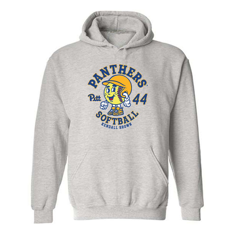 Pittsburgh - NCAA Softball : Kendall Brown - Hooded Sweatshirt Fashion Shersey