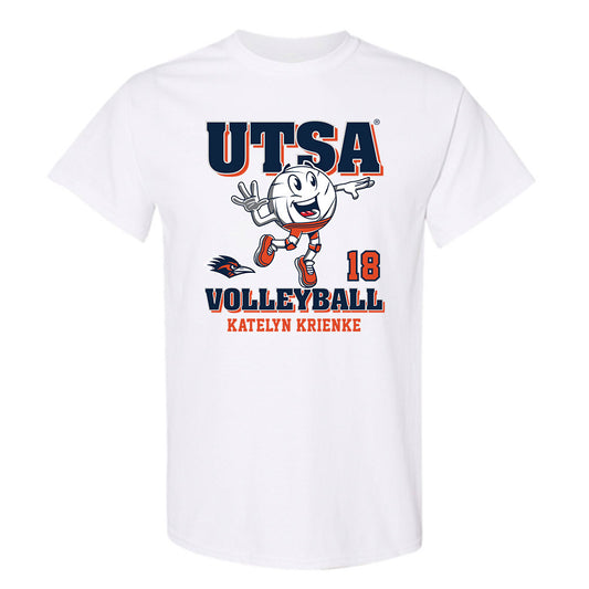 UTSA - NCAA Women's Volleyball : Katelyn Krienke - White Fashion Shersey Short Sleeve T-Shirt