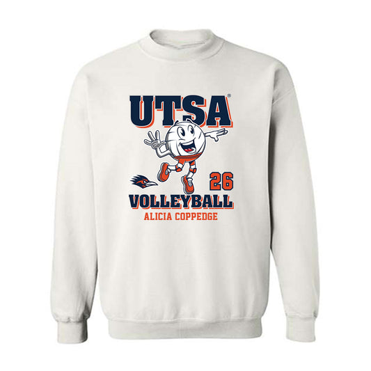 UTSA - NCAA Women's Volleyball : Alicia Coppedge - White Fashion Shersey Sweatshirt