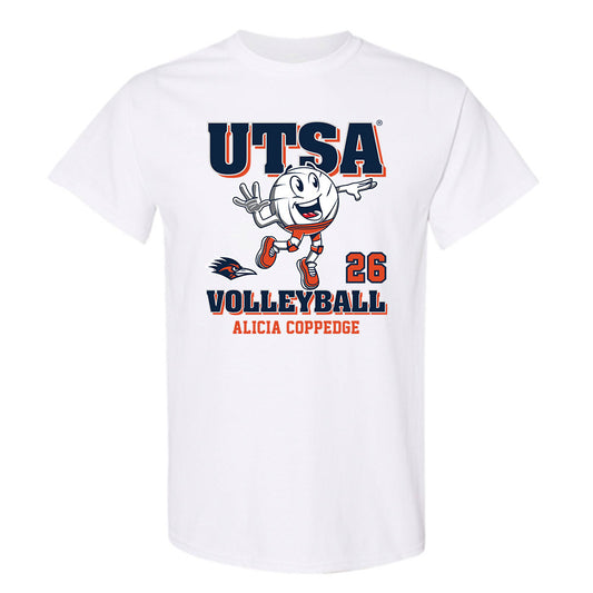 UTSA - NCAA Women's Volleyball : Alicia Coppedge - White Fashion Shersey Short Sleeve T-Shirt