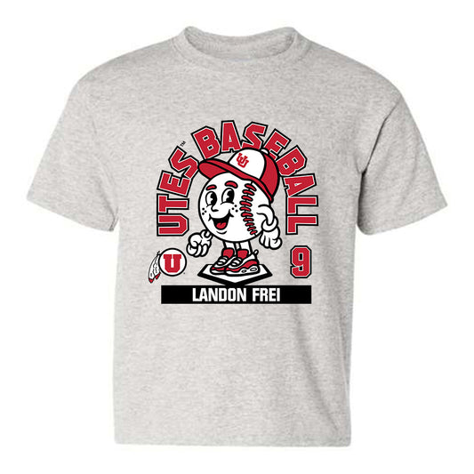 Utah - NCAA Baseball : Landon Frei - Youth T-Shirt Fashion Shersey