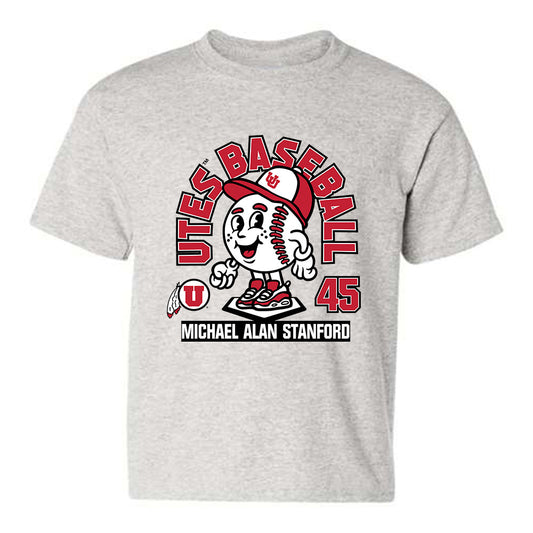 Utah - NCAA Baseball : Michael Alan Stanford - Youth T-Shirt Fashion Shersey