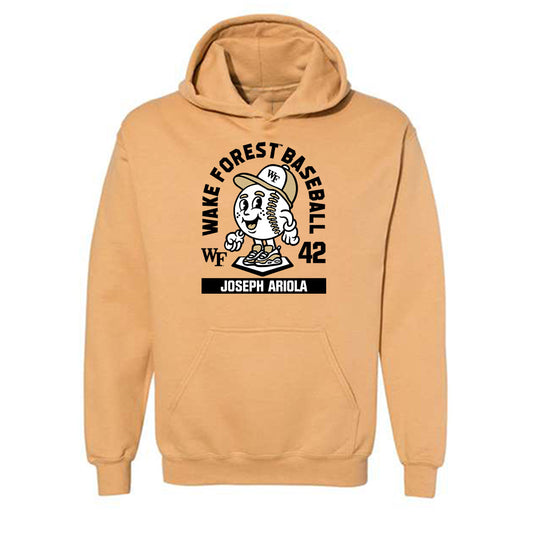 Wake Forest - NCAA Baseball : Joseph Ariola - Hooded Sweatshirt Fashion Shersey