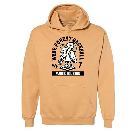 Wake Forest - NCAA Baseball : Marek Houston - Hooded Sweatshirt Fashion Shersey