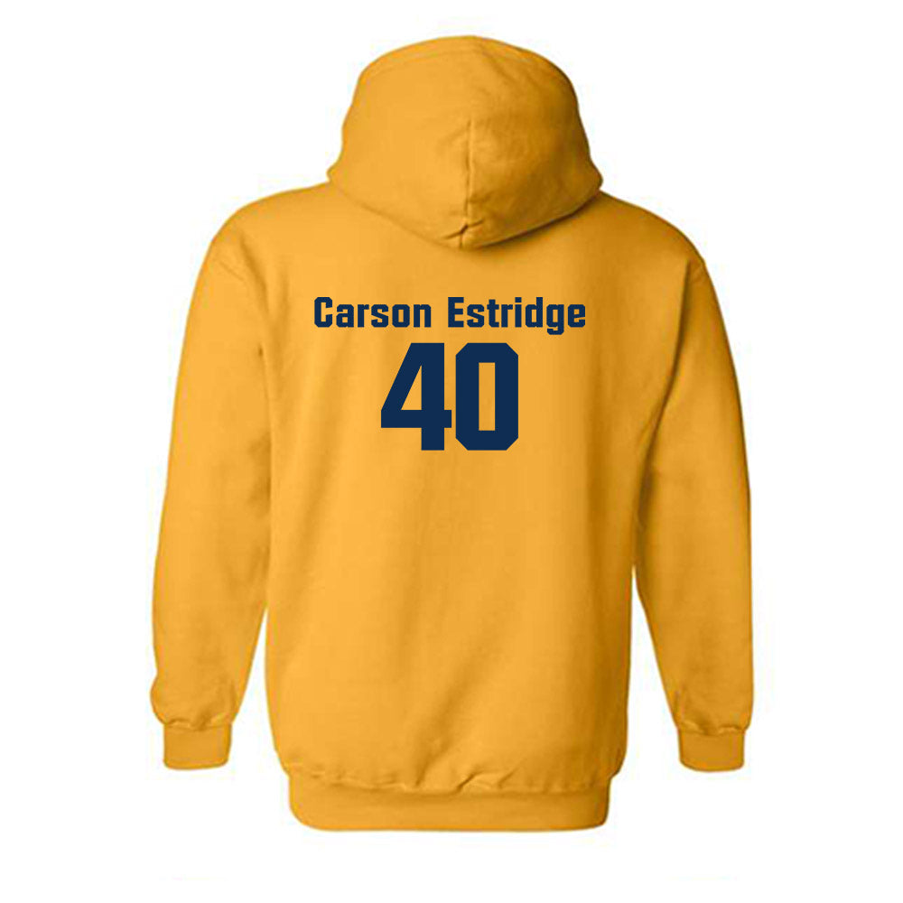 West Virginia - NCAA Baseball : Carson Estridge - Hooded Sweatshirt Fashion Shersey