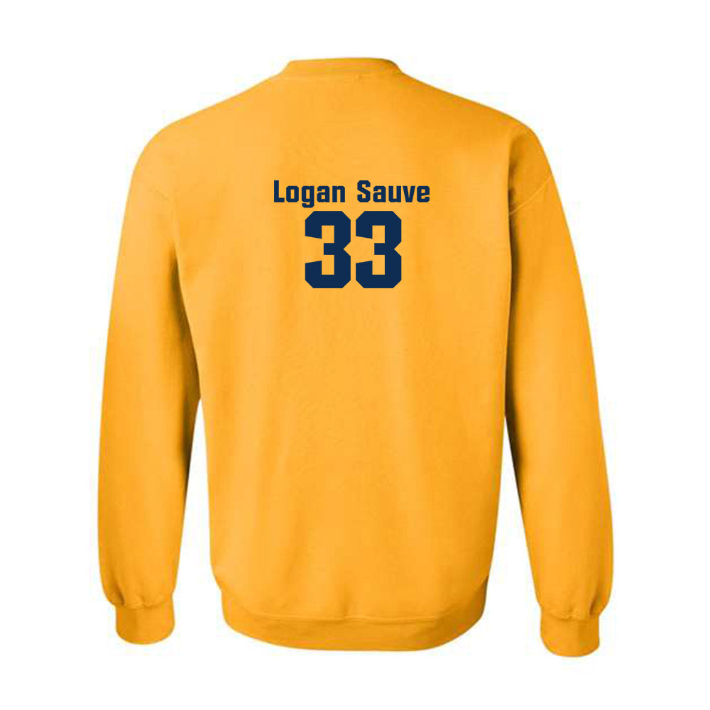 West Virginia - NCAA Baseball : Logan Sauve - Crewneck Sweatshirt Fashion Shersey