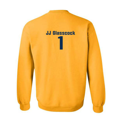 West Virginia - NCAA Baseball : JJ Glasscock - Crewneck Sweatshirt Fashion Shersey