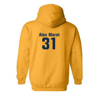 West Virginia - NCAA Baseball : Alex Marot - Hooded Sweatshirt Fashion Shersey